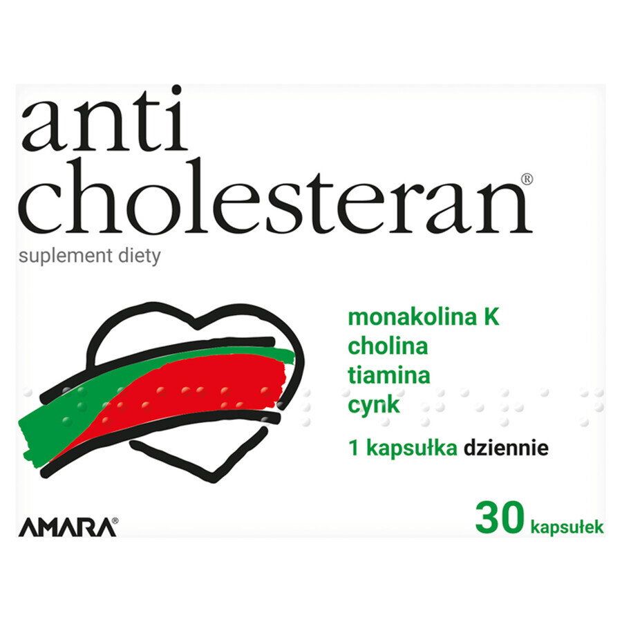 Anticolesterano, 30 cápsulas