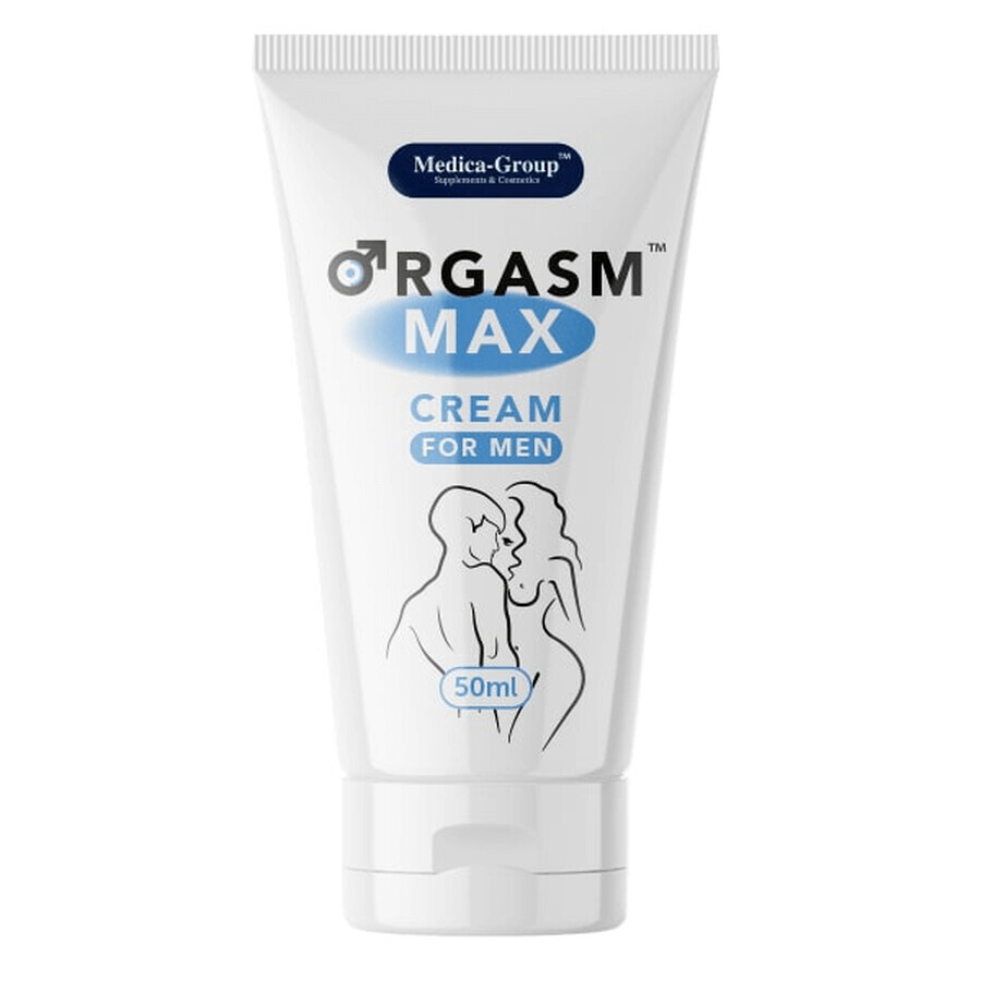 Medica-Group Orgasm Max Cream for Men, Cremă intimă pentru erecții puternice și lungi, 50 ml