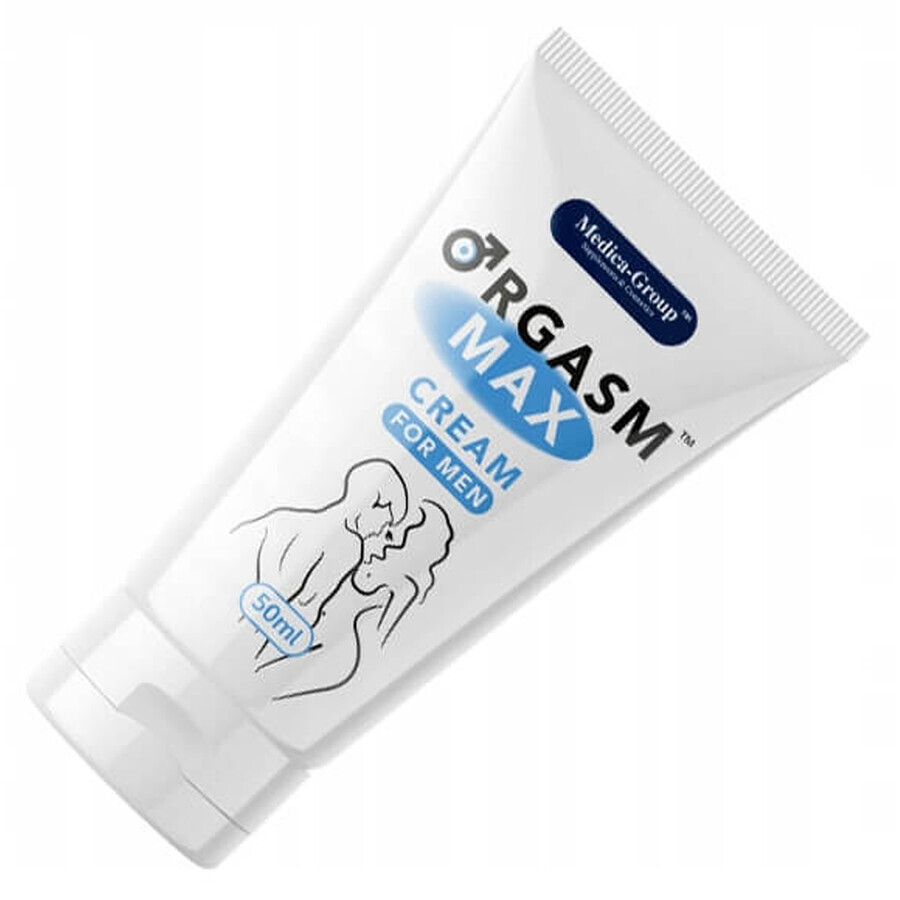 Medica-Group Orgasm Max Cream for Men, Cremă intimă pentru erecții puternice și lungi, 50 ml