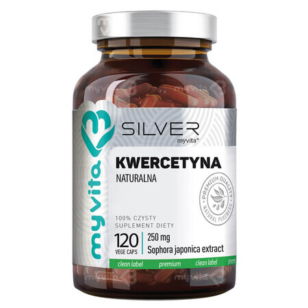 MyVita Silver Quercetin Natural, 120 capsule vegetali