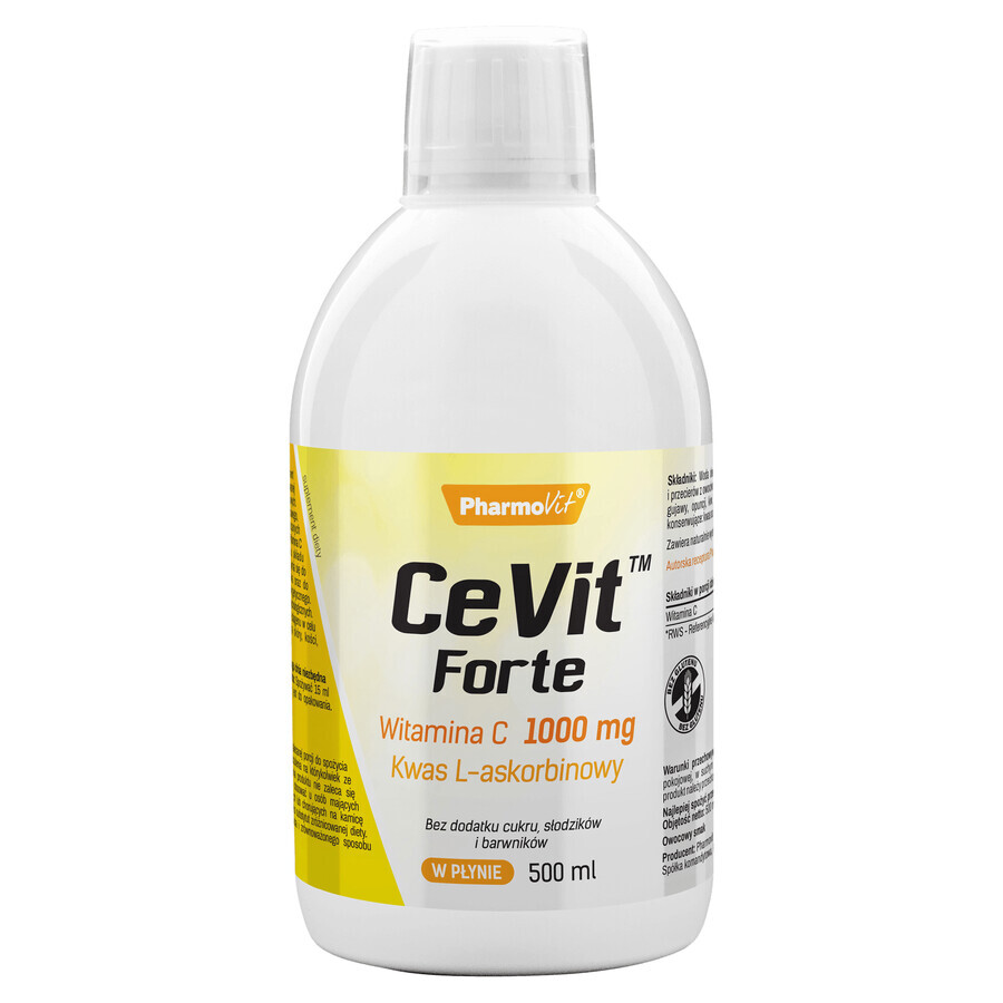 PharmoVit CeVit Forte, vitamina C 1000 mg, 500 ml