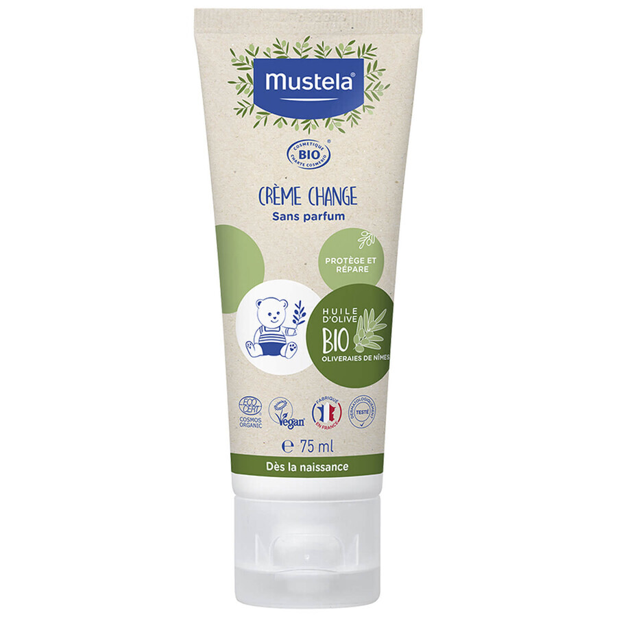 Mustela Crema per il Cambio BIO, 75 ml