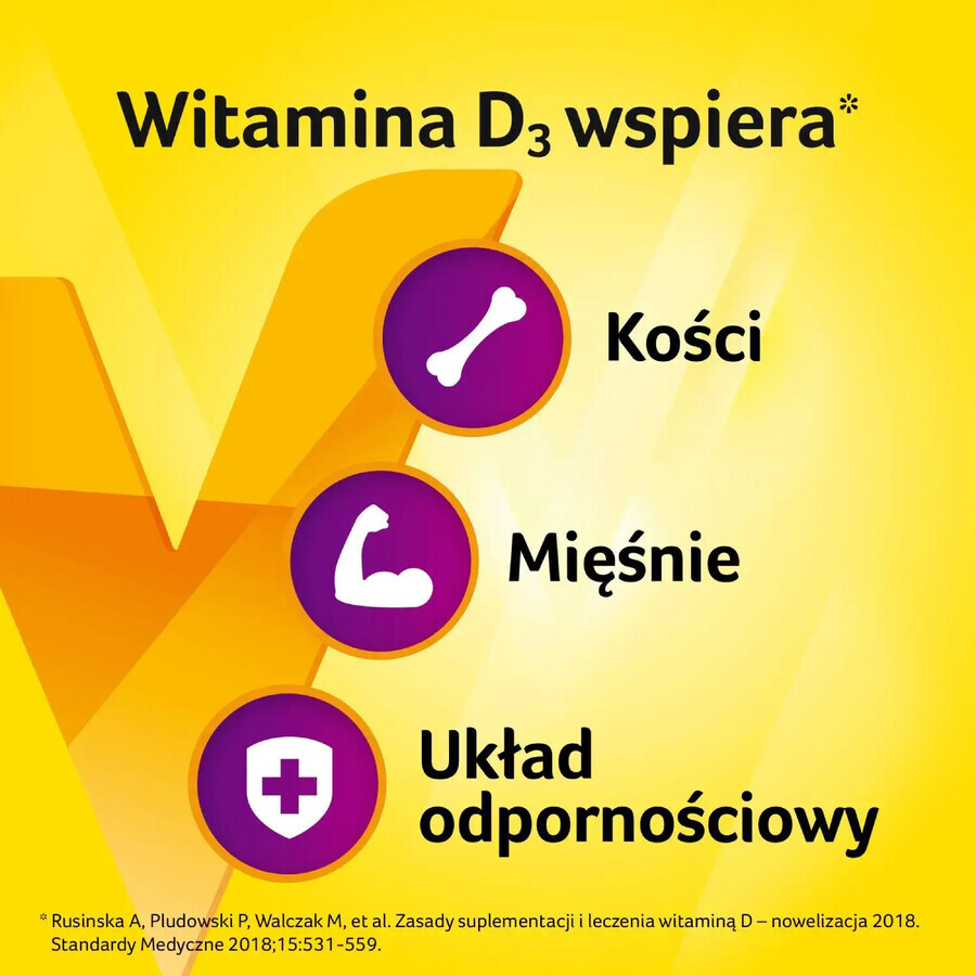 Vigantoletten Max, vitamina D3 2000 UI, jeleuri cu aromă de lămâie, 60 bucăți