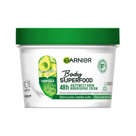 Crema Nutriente con Olio di Avocado e Omega-6, 380ml