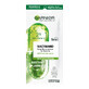 Garnier Skin Naturals, fiolă detoxifiantă &#238;ntr-o mască din țesătură, niacinamidă și kale, 15 g