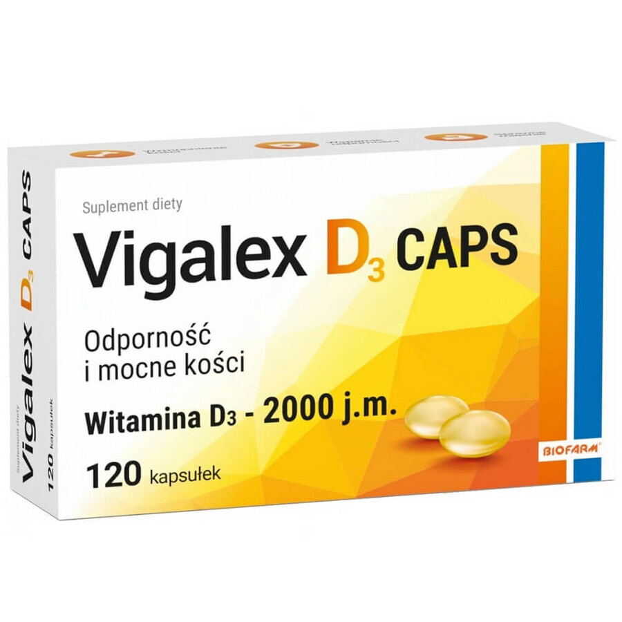 Vigalex D3 Caps 2000 IU, 120 Kapseln