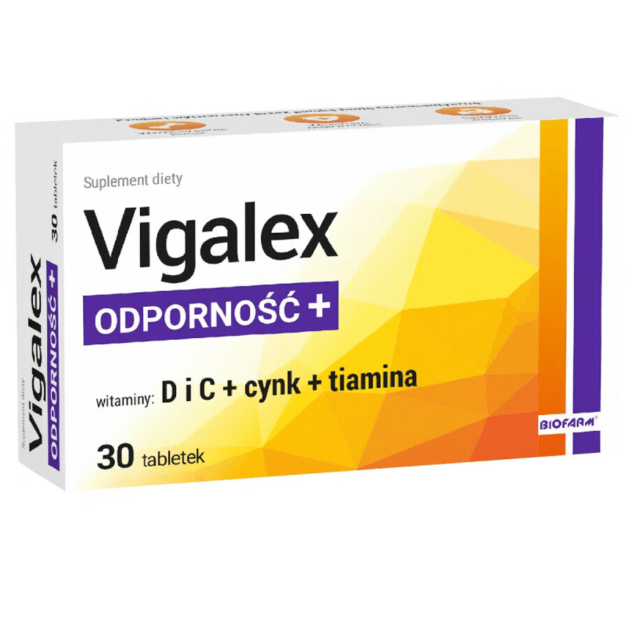 Vigalex Résistance+, 30 comprimés