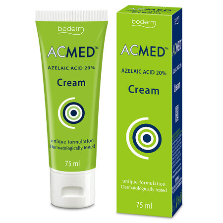 Acmed Cream, Cremă pentru ten gras cu imperfecțiuni, Acid azelaic 20%, 75 ml