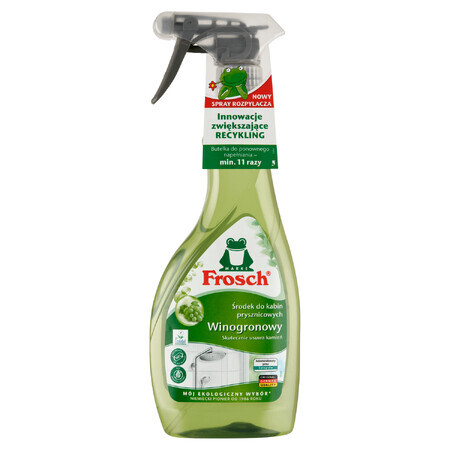 Frosch, detergent pentru duș, struguri, spray, 500 ml