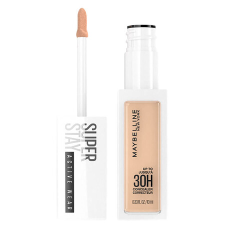 Maybelline Superstay Active Wear 30h, corector de față, 20 Sand, 10 ml