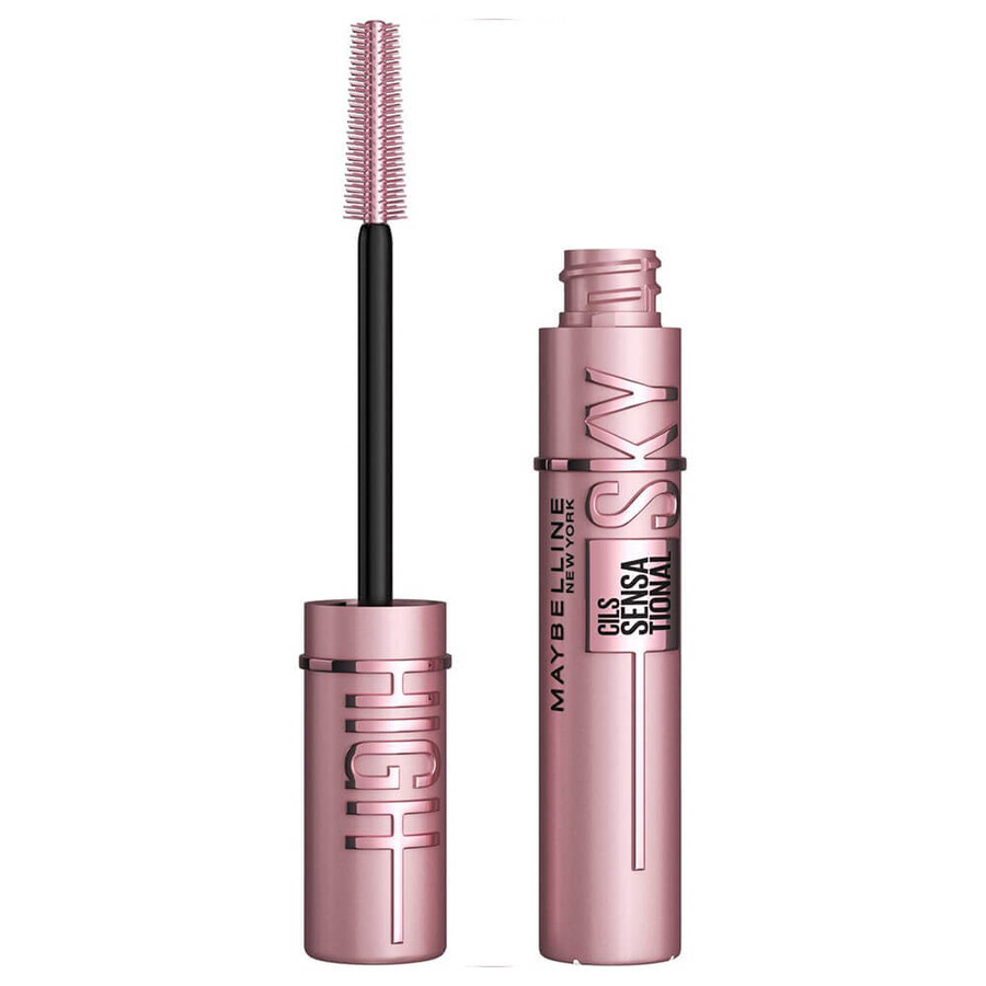 Maybelline Lash Sensational Sky High, mascara allongeant, 01 Very Black, 7,2 g