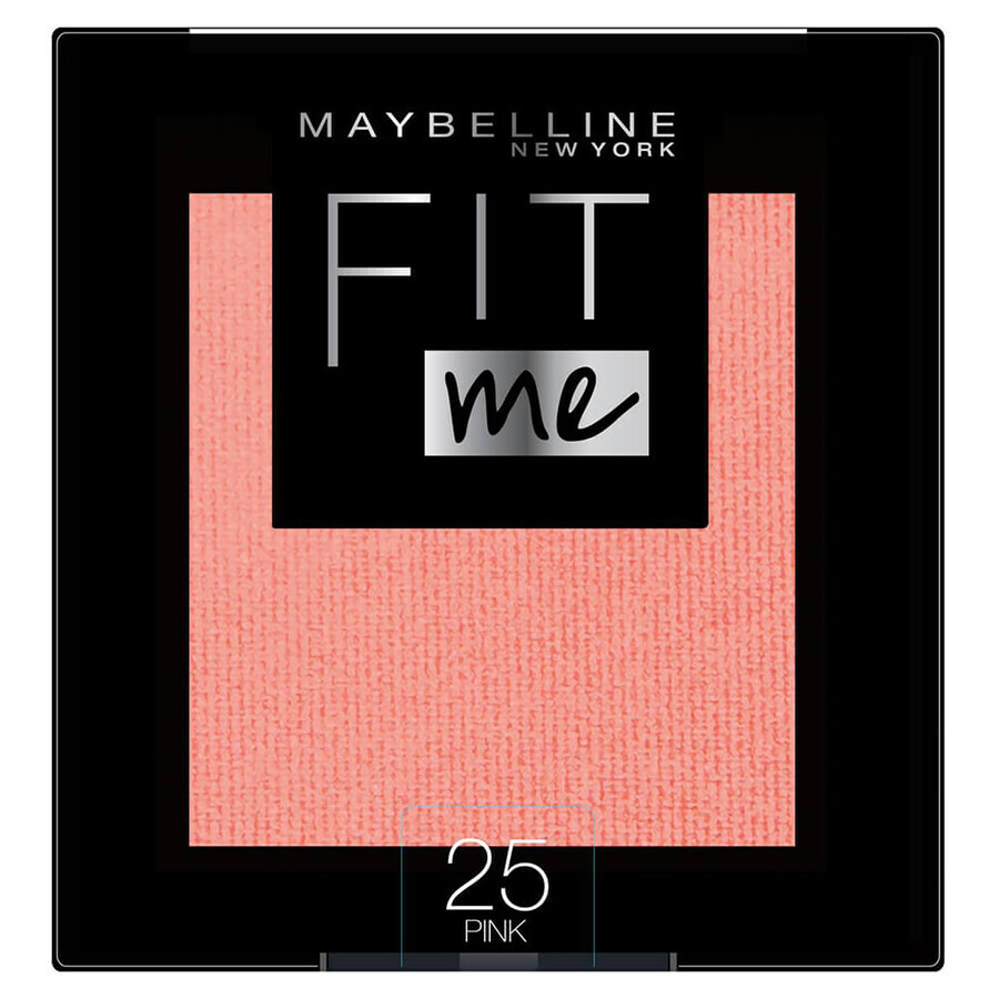 Maybelline Fit Me! Blush, fard de obraz, 25 Pink, 5 g