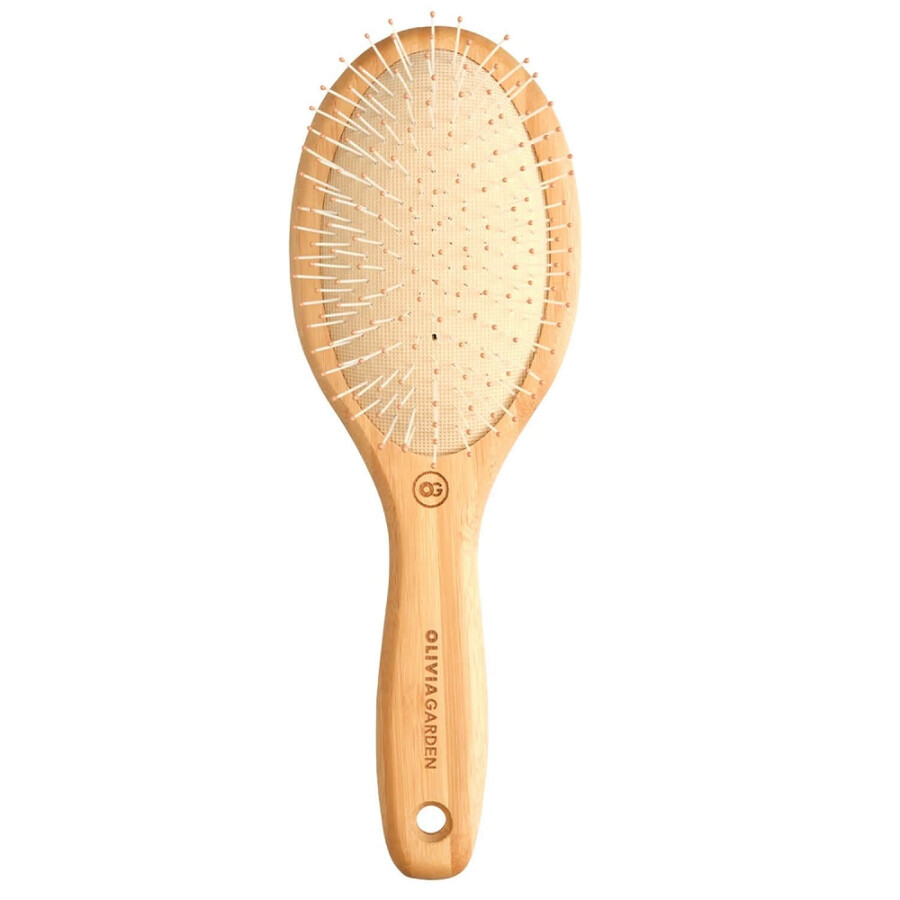 Olivia Garden Healthy Hair, perie de masaj pentru scalp din bambus, ventilată, HH-P5, 1 bucată
