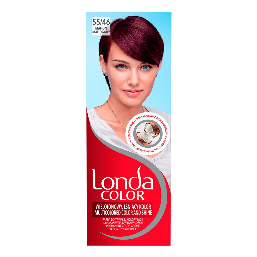 Londa Color, vopsea de păr, 55/46 mahogany, 60 ml