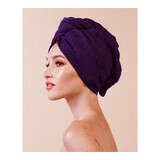 Anwen Dry It Up, turban pentru păr, mov, 1 bucată