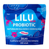 Lilu Kids Probiotic, jeleuri naturale pentru copii și adulți, aromă de mure, 200 de bucăți