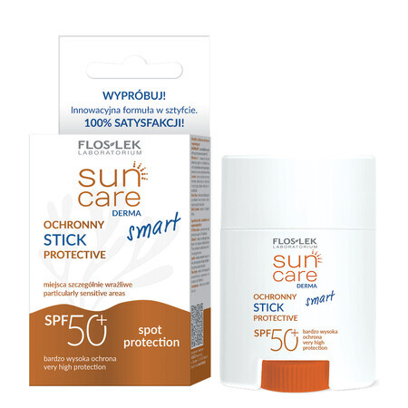 Flos-Lek Sun Care Derma Smart, stick de protecție, SPF 50+, 16 g
