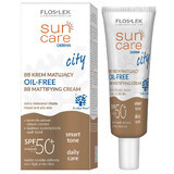 Flos-Lek Sun Care Derma City, Cremă matifiantă BB, SPF 50+, 30 ml