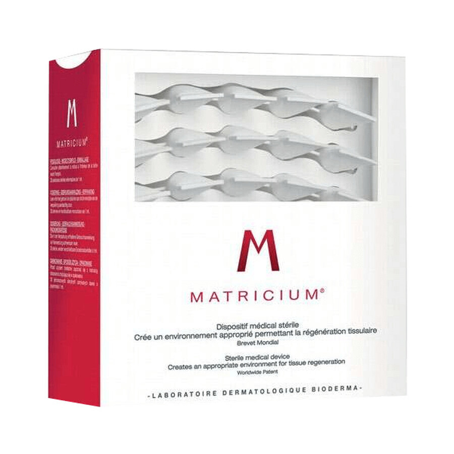 Bioderma Matricium, regenerare intensivă a pielii, 1 ml x 30 fiole