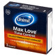 Unimil Max Love, prezervative cu gel de &#238;nt&#226;rziere a ejaculării, 3 bucăți