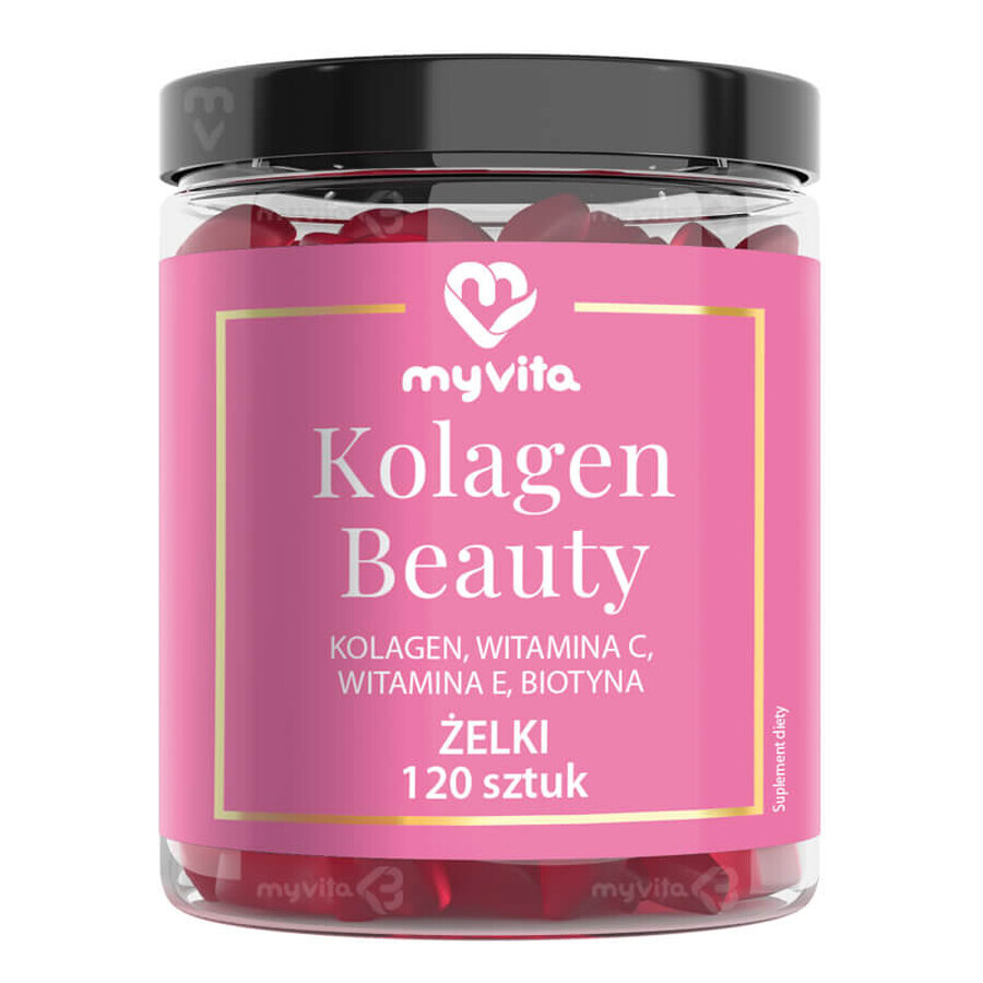 MyVita Kolagen Beauty, gelei, 120 stuks