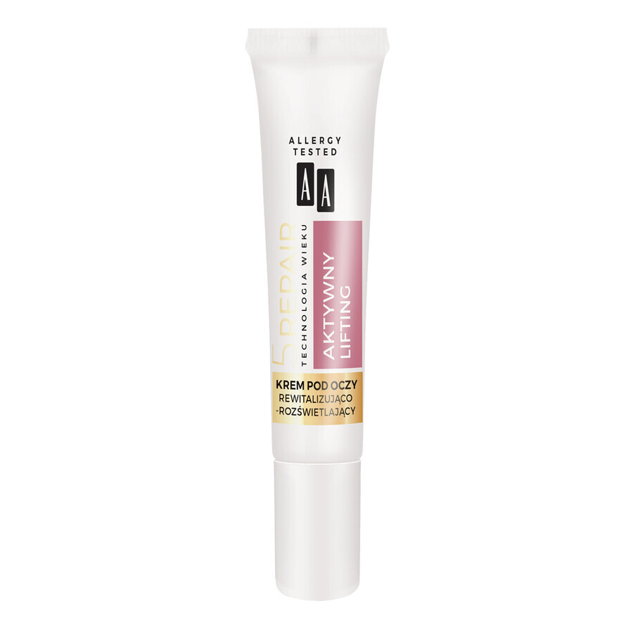 AA Technology of Age 5 Repair 50+ Crème contour des yeux Active Lifting, revitalisante et illuminatrice, 15 ml