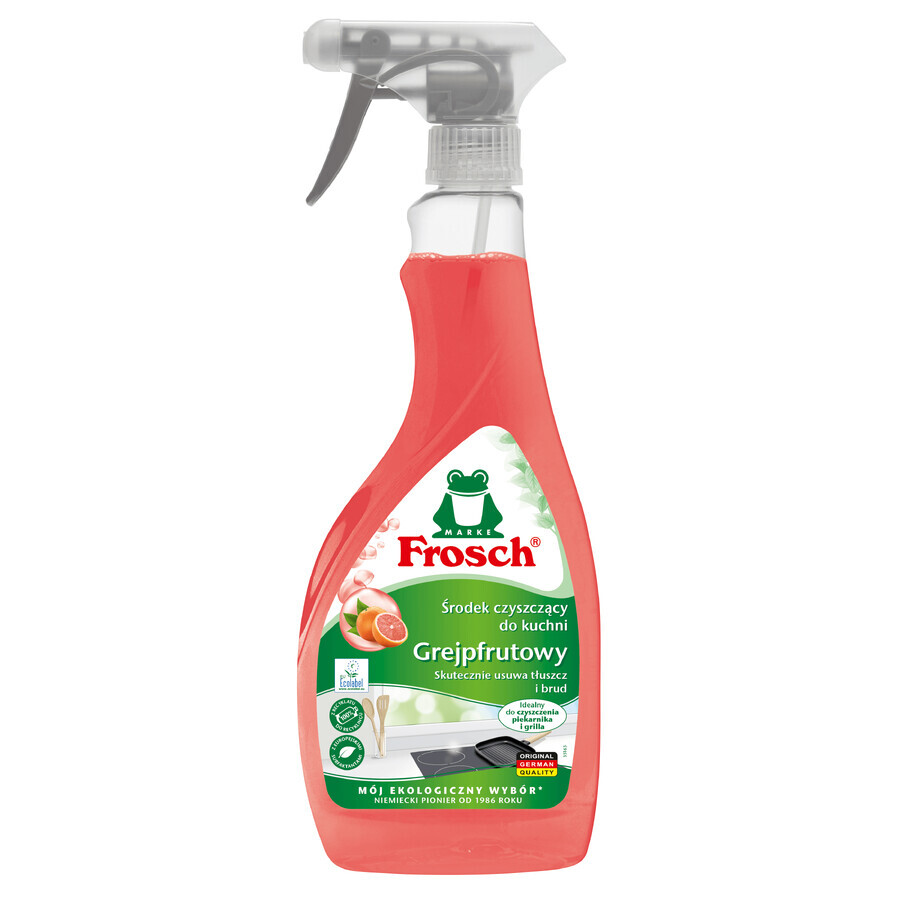 Frosch, detergent pentru bucătărie, grapefruit, spray, 500 ml