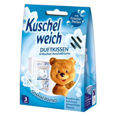 Kuschelweich, pliculețe de parfum, Sommerwind, 3 bucăți