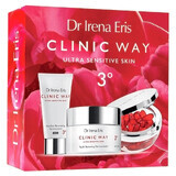 Set Dr Irena Eris Clinic Way 3º, dermocrema de día, FPS 20, 50 ml + dermocrema de noche, 30 ml + dermocápsulas, 30 cápsulas