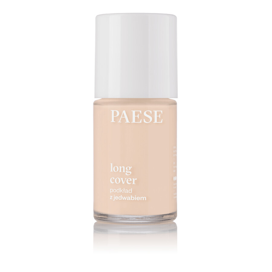 Paese Long Cover, fond de ten cu mătase, 03N Natural, 30 ml