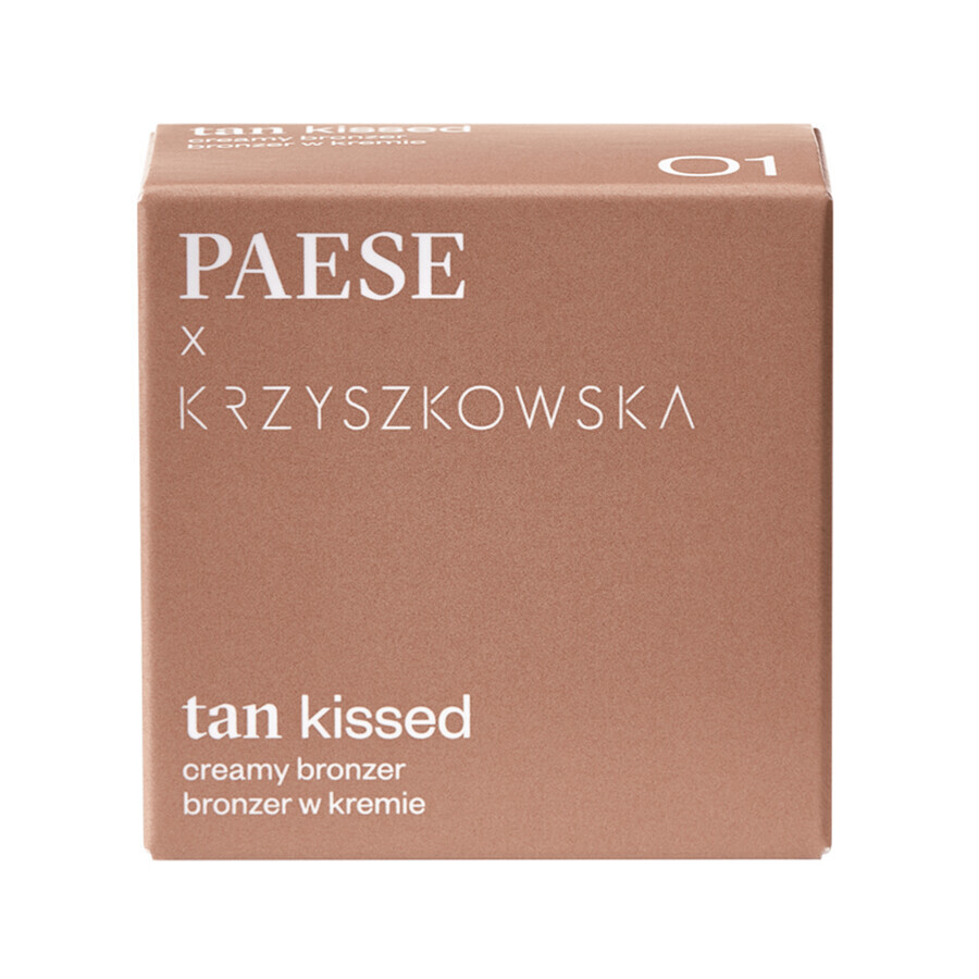 Paese x Krzyszkowska Tan Kissed, crème bronzante, 01, 12 g