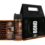 Set Bond Tobacco, Whisky și Cedar, aftershave, 100ml + deodorant, 150ml