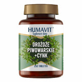 Humavit Drojdie de bere + Zinc, 250 comprimate