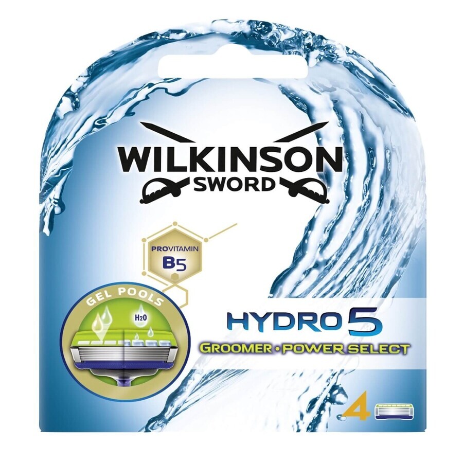 Wilkinson Sword Hydro5 Groomer 4in1, cartușe de schimb, 4 bucăți