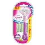 Wilkinson Sword Xtreme 3 Beauty, rasoio da donna, manico + 5 cartucce