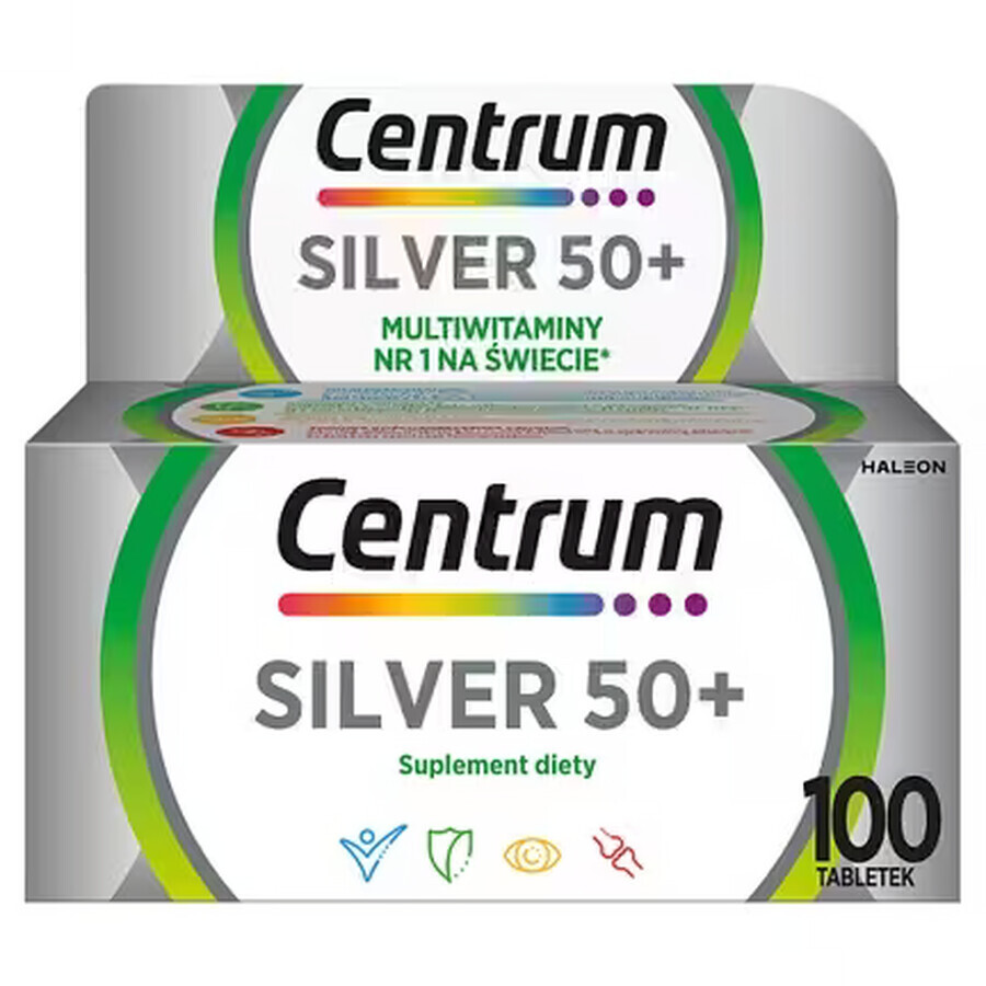 Centrum Silver 50+, 100 comprimate