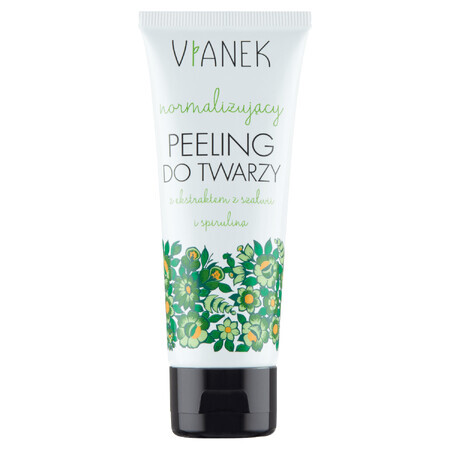 Vianek, exfoliante facial normalizante, pieles con acné, 75 ml