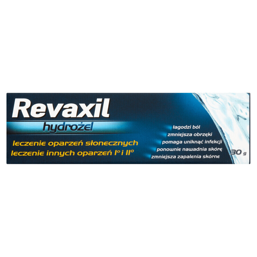 Revaxil, hydrogel for burns, 30 g