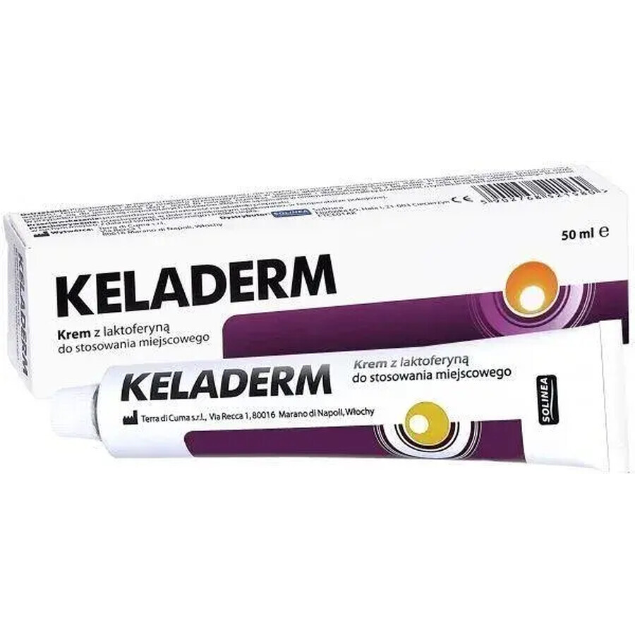 Keladerm, cremă cu lactoferină, 50 ml