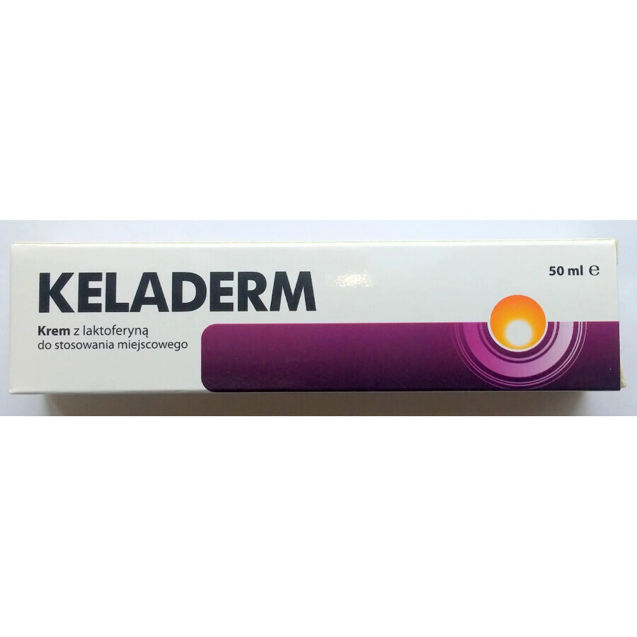 Keladerm, cremă cu lactoferină, 50 ml