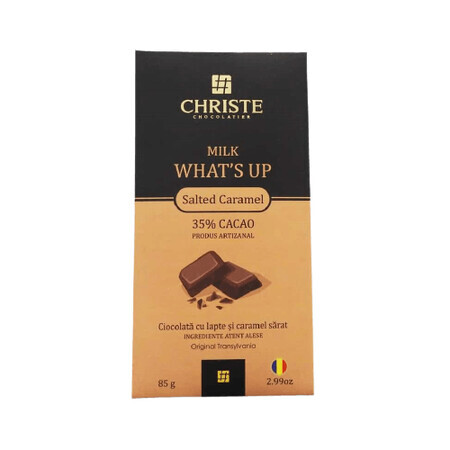 Ciocolata Milk What’s up, 85g, Christe Chocolatier