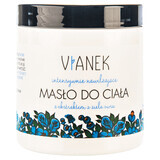 Vianek, manteca corporal intensamente hidratante con extracto de hierbas de avena, piel seca, muy seca y sensible, 250 ml