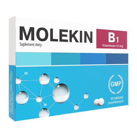 Molekin B1, tiamină 35 mg, 60 comprimate filmate