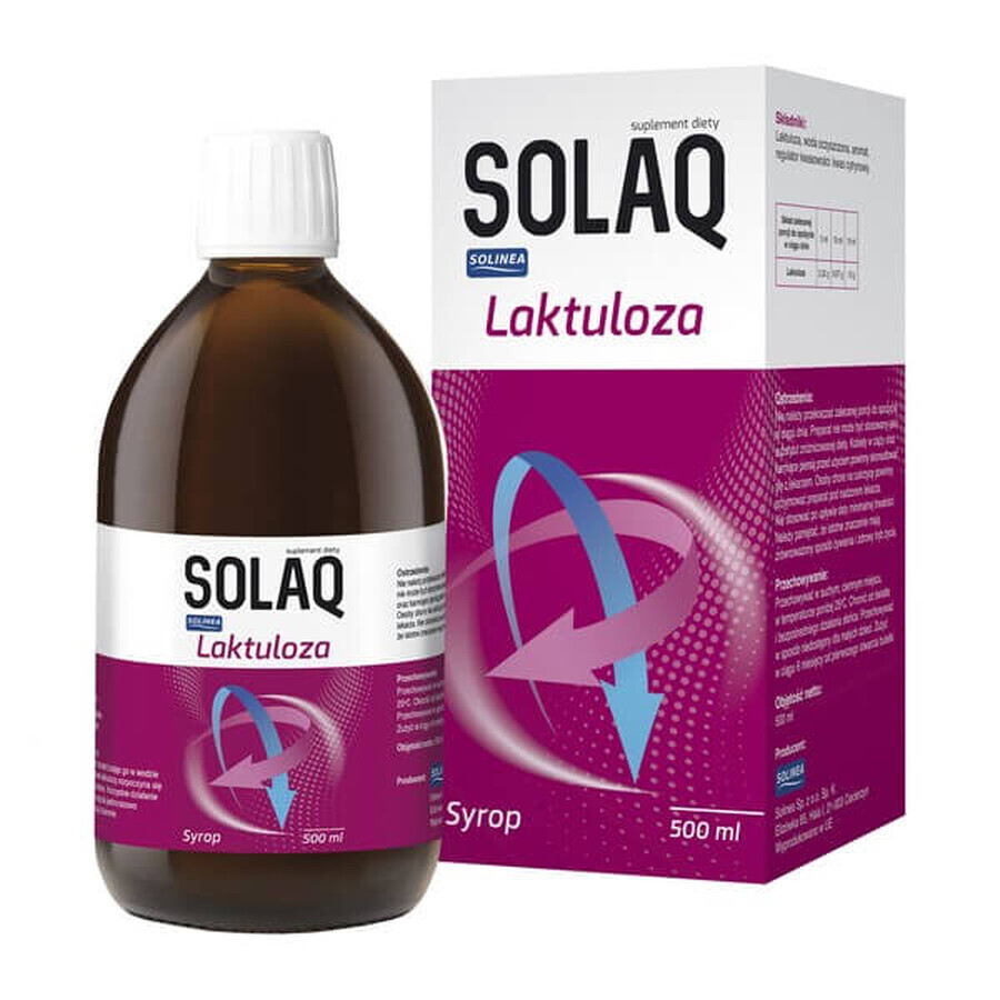 Solaq Lactuloză, sirop, 500 ml