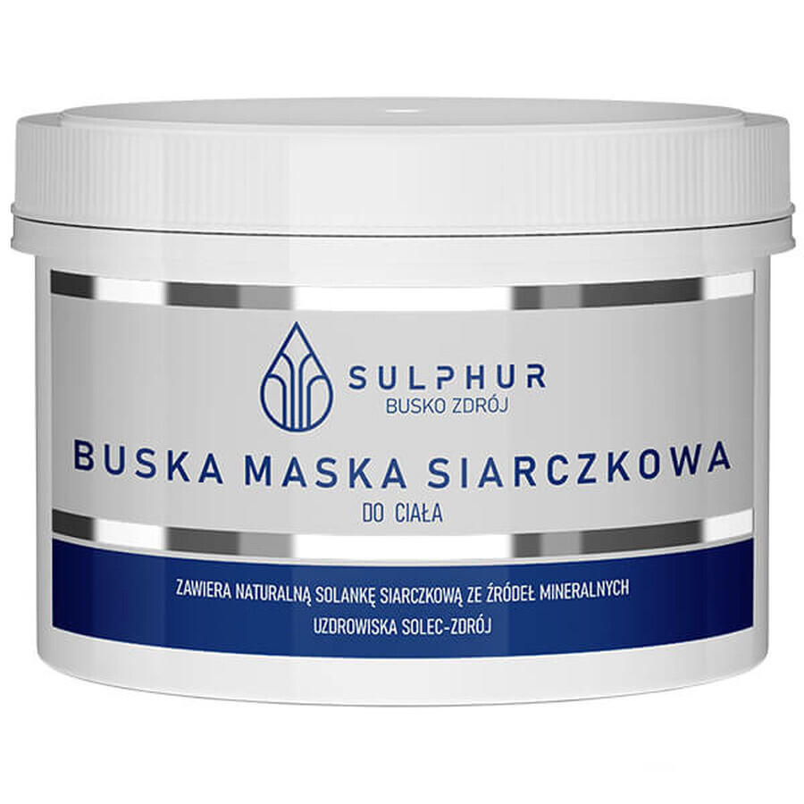 Sulphur Kuracja Siarczkowa, buska maska siarczkowa do ciała, 500 g