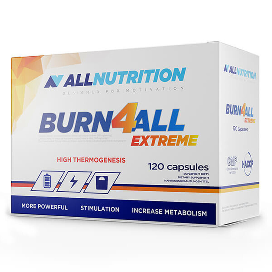 Allnutrition Burn4All Extreme, 120 capsule