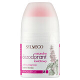 Sylveco, deodorant natural floral, roll-on, 50 ml