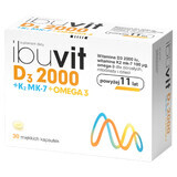 Ibuvit D3 2000 + K2 MK-7 Omega 3, 30 capsule moi