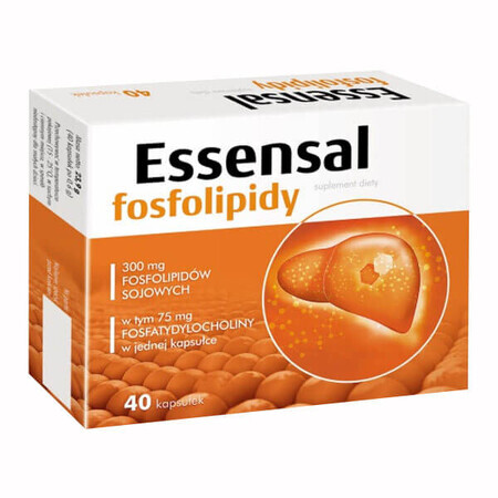 Essensal Phospholipids, 40 capsule