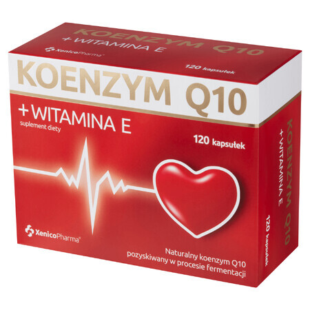 Coenzima Q10 + Vitamina E, 120 capsule